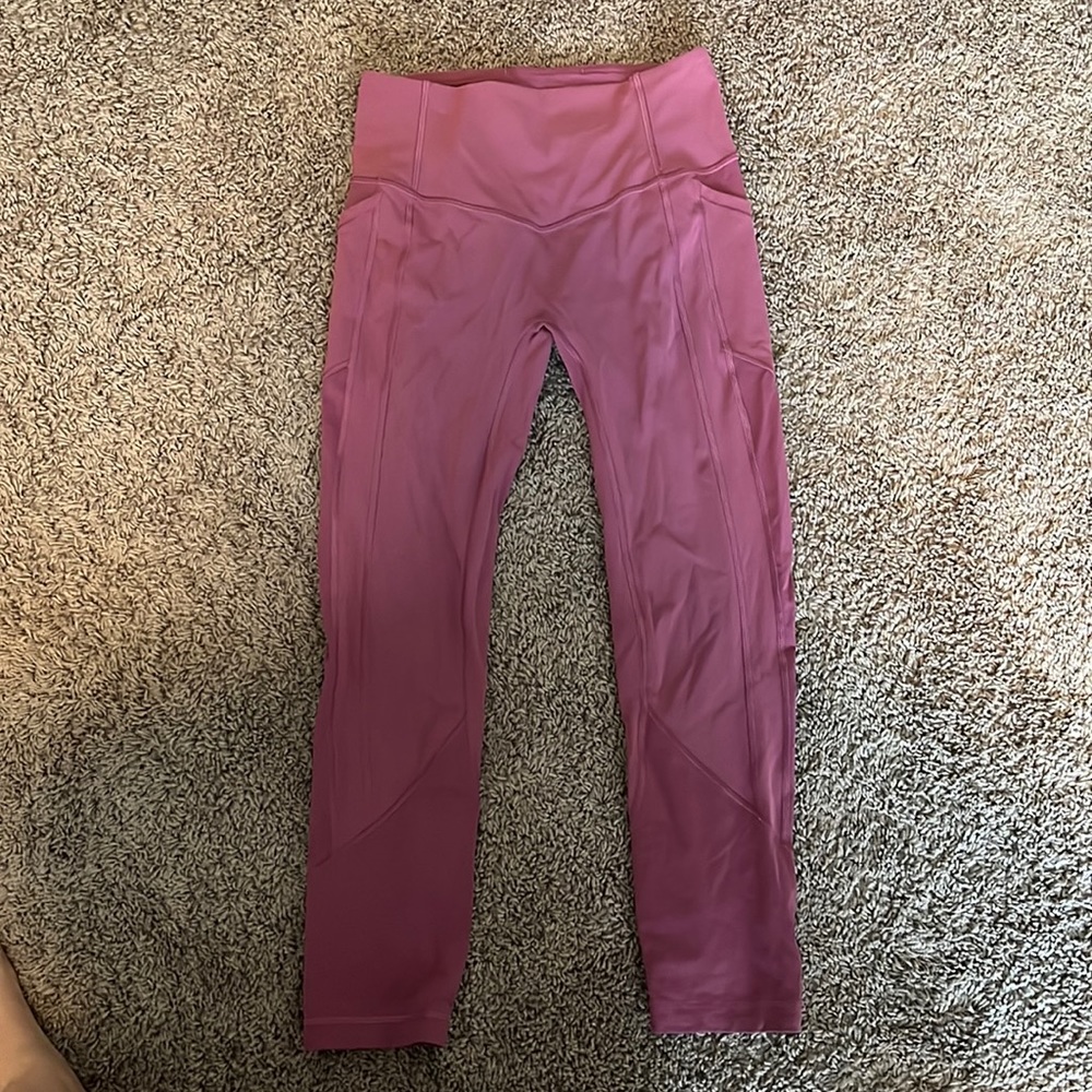 Pink Lulu lemon leggings